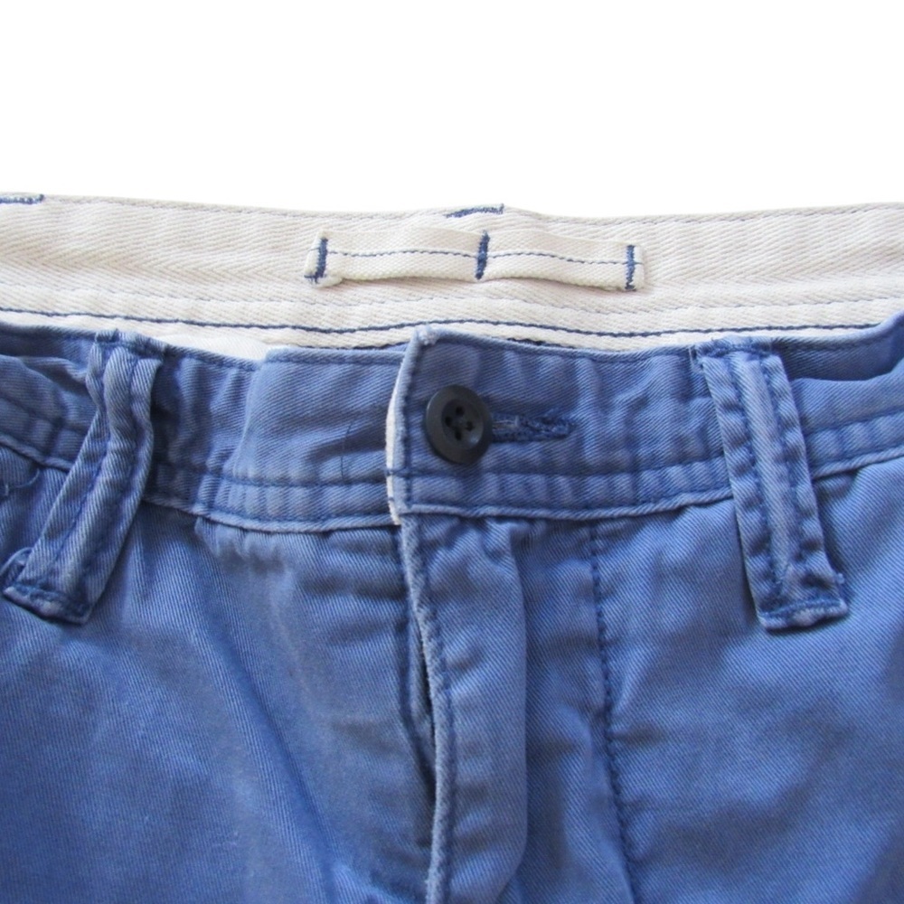 Polo Ralph Lauren Mens Blue Chino Shorts 35 Relaxed Fit Classic Cotton Twill - Picture 4 of 10